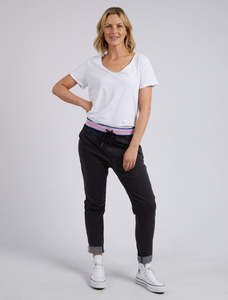 Elm: Elm | Arielle Denim Jogger | Washed Black