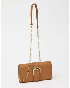 Stella Gemma: Stella & Gemma Henley Bag - Tan / Black / White