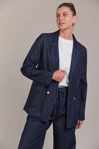 Eb Ive: Eb & Ive | Pepi Denim Blazer | Oxford
