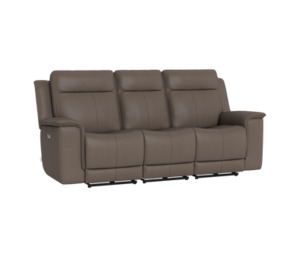 Products: Southwest 3 Seater Power Reclining Sofa in Leather