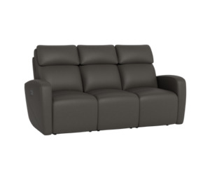 Products: Dallas 3 Seater Power Reclining Sofa in Leather