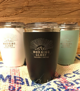 Products: 8oz Stainless Steel Twin Wall Reusable Cup Morning Glory