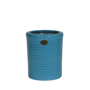 Plain Glaze Pots: Racine Pot Persian Blue