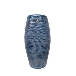 Colourful Plain Glaze Pots: Roulette Bead Oceans