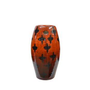 Orange Patterned Standard Bead