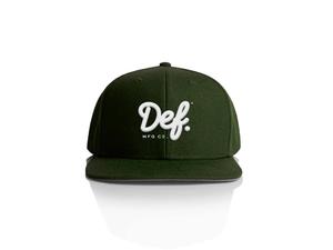 Def Mfg Signature Cap Green