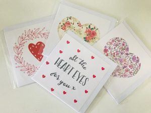 HEART cards by InkBomb Moss & Co