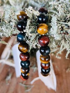Products: Mixed Tigers Eye Bracelet Moss & Co