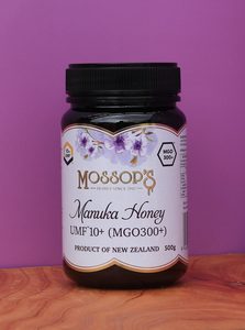 Products: UMF™10+ Manuka Honey 500g MGO 300+ - Mossop's Honey