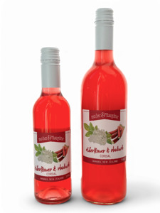 Products: Elderflower and Rhubarb Cordial