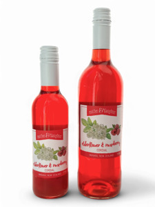 Products: Elderflower and Raspberry Cordial