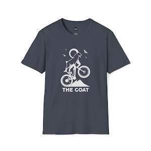 The Goat Unisex Softstyle T-Shirt (white print)