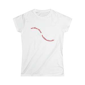Woman: séduction subliminale Women's Softstyle Tee