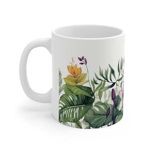 Hobby: Ceramic Mug 11oz gardener flowers hobby