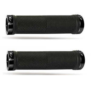 Black Lock On Grips ATV / Jetski / MTB (2 ring clamps) Progrip (PG999B)