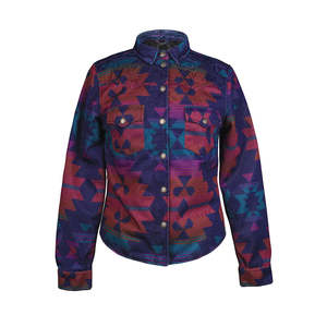 Textile Jackets: Savannah Mesh Moto Shirt - Sierra Sunset
