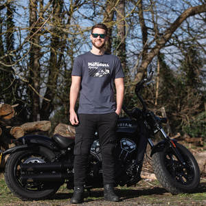 Motobull: Ryan Cargo Pants - Black - FINAL SALE