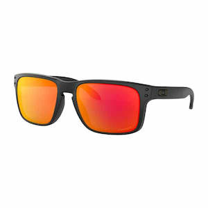 Oakley Holbrook Sunglasses - Matte Black with Prizm Ruby Lens