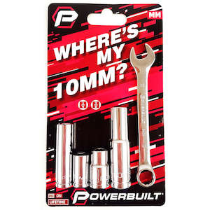 Tools: Powerbuilt Where’s my 10mm? 5pc Sockets & Spanner Set