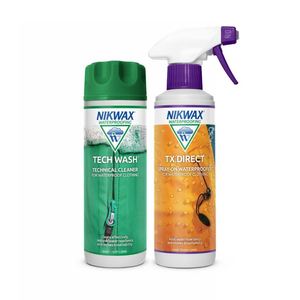 Repairs Fixes: Nikwax Tech wash 300ml + TX Direct Spray-On Combo
