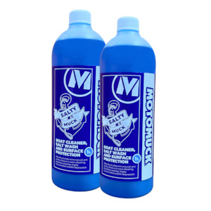 257 Saltymuck Sales NZ Web: Combo 2 x Boat Cleaner, Salt Wash and Surface Protection. SALTY MUCK 1L
