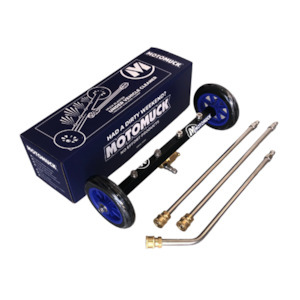 Frontpage: Under Vehicle Cleaner + Pressure Wash Road Cleaner. - MUCK BLASTER -