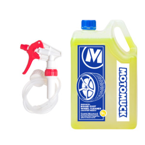 Combo Deals On Cleaning For Motorcycles: Wheel Cleaner Combo - Wheelmuck+ Brake Dust Wheel Cleaner + Squirter