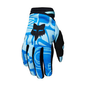 Gloves: FOX YOUTH GIRLS 180 RACE SPEC GLOVES [LIGHT BLUE]