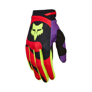 FOX 180 EMOTION GLOVES [FLO RED]