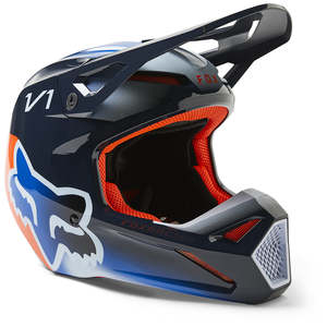 Mxhelmets: FOX V1 TOXSYK HELMET MIPS ECE [MIDNIGHT]