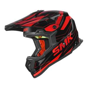 Mxhelmets: SMK Allterra Helmet - Slope Black / Red