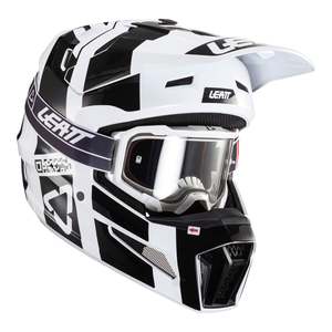 Leatt 2024 3.5 Helmet & Goggle Kit - Black / White