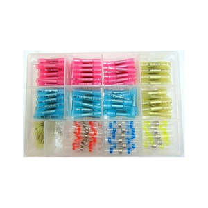 Rims: 240PC KIT, WATERPROOF SOLDER & HEAT SHRINK CONNECTORS, + HEAT SHRINK CRIMP TYPE CONNECTORS