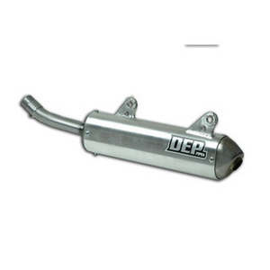 SILENCER DEP SHORTY SILVER YAMAHA YZ250 02-ON YZ250X 15-21