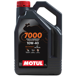Oils: Motul 7000 4T 10W40 Fully Synthetic Oil 4L