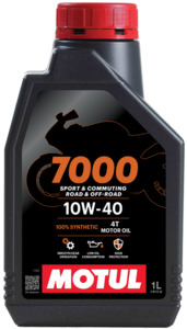 Motul 7000 4T 10W40 Fully Synthetic Oil 1L
