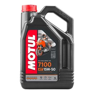 Oils: Motul 7100 4T 15W50 Fully Synthetic Oil 4L