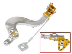 Levers: REAR BRAKE LEVER FOLDING TYPE PSYCHIC, SUZUKI RMX450 10-19 RMZ450 08-25