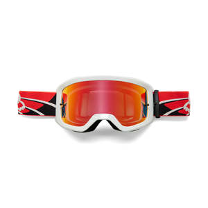 Electrics: FOX MAIN GOGGLES GOAT STRAFER SPARK [FLO RED]
