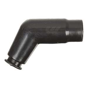 Electrics: Whites Spark Plug Cap – Replaces VD05FMH – Short Angled – Black