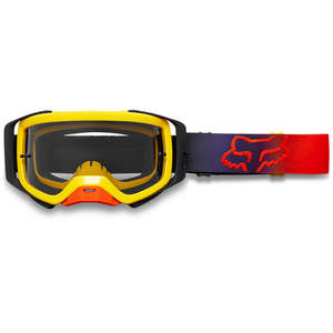 Goggles: FOX AIRSPACE FGMNT GOGGLES [BLACK/YELLOW]