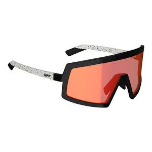 Sunglasses: Leatt MadViz One Sunglasses - Black / White Iriz Red 15 VLT