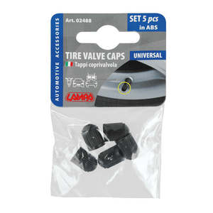 LAMPA ABS TYRE VALVE CAPS 5 PCS SET