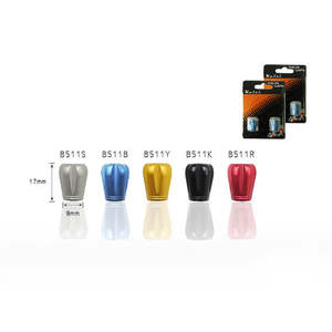 KEITI FLARED HEX VALVE CAPS [SILVER]