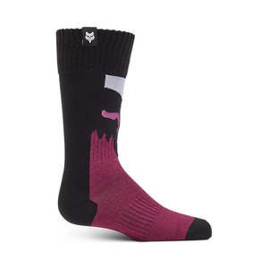 FOX YOUTH GIRLS 180 FLORA SOCKS [BLACK/PINK]