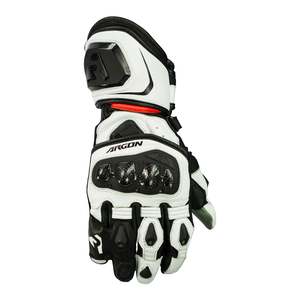 Gloves 1: Argon Mission Glove - Stealth White / Red