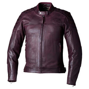 Leather Jackets: RST IOM TT BRANDISH 2 CE LEATHER JACKET [OXBLOOD]