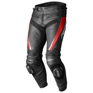Leather Pants: RST TRACTECH EVO 5 CE LEATHER PANT [RED/BLACK/WHITE]