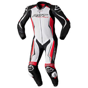 RST RACE DEPT V4.1 EVO KANGAROO AIRBAG CE 1PC SUIT [WHITE/RED/BLACK]