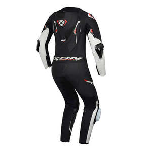 Leather Suits: Ixon VORTEX 3 1pc Suit - Blk/Wht